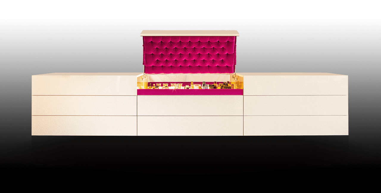Exklusiver Barschrank