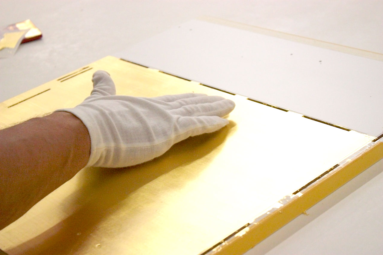 Handgefertigt mit 24 Karat Blattgold